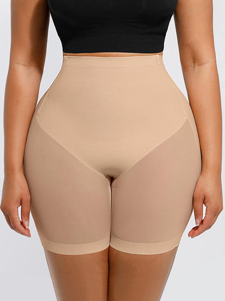Steel Boned Mesh Butt Lifter Shorts