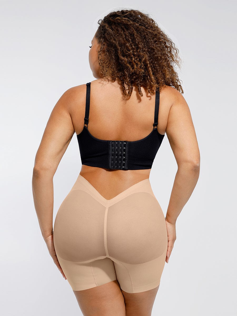 Steel Boned Mesh Butt Lifter Shorts