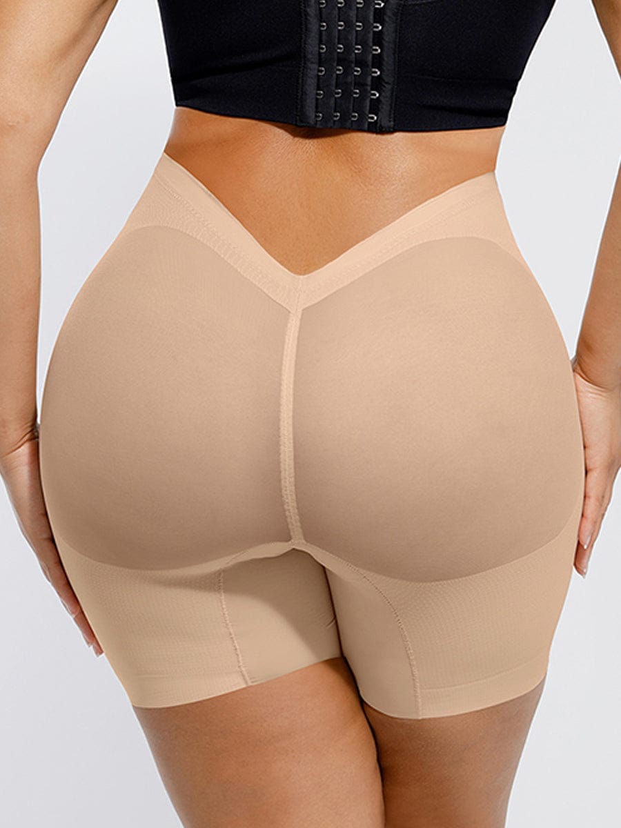 Steel Boned Mesh Butt Lifter Shorts