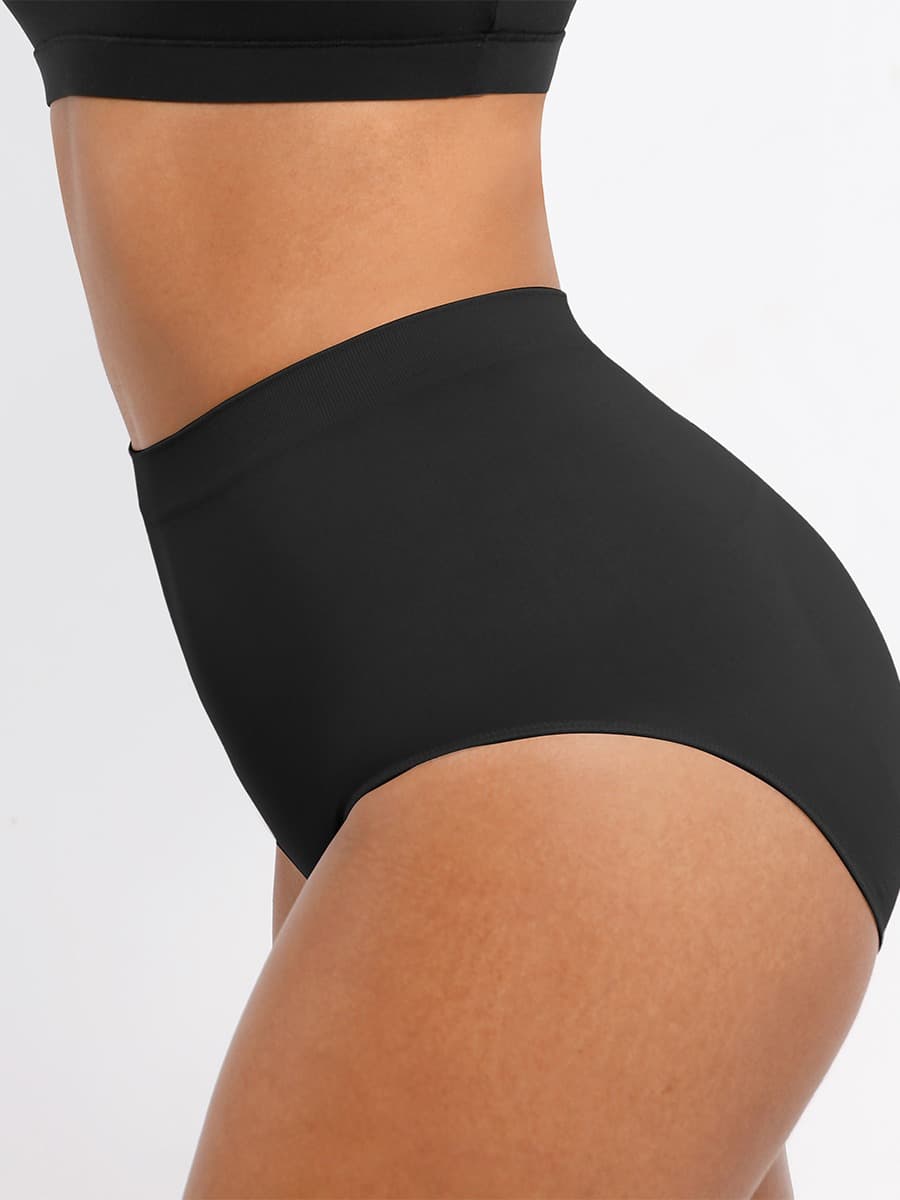 Peach Hip Control Briefs