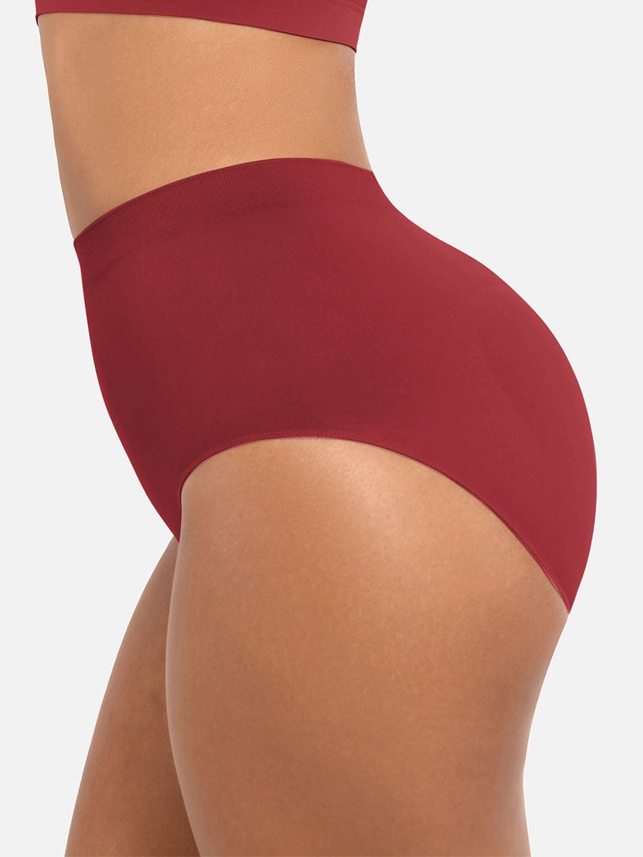 Peach Hip Control Briefs