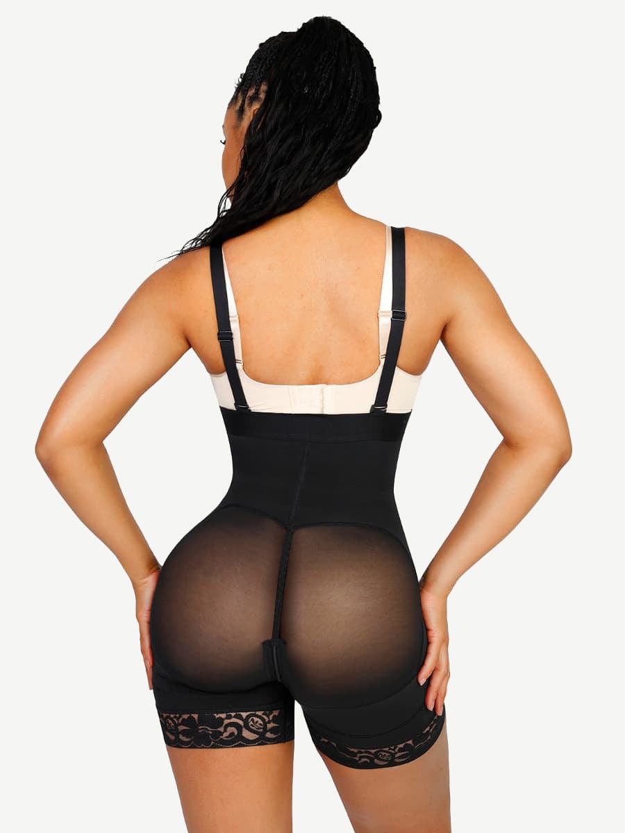 Latex Lace Butt Lift Shorts