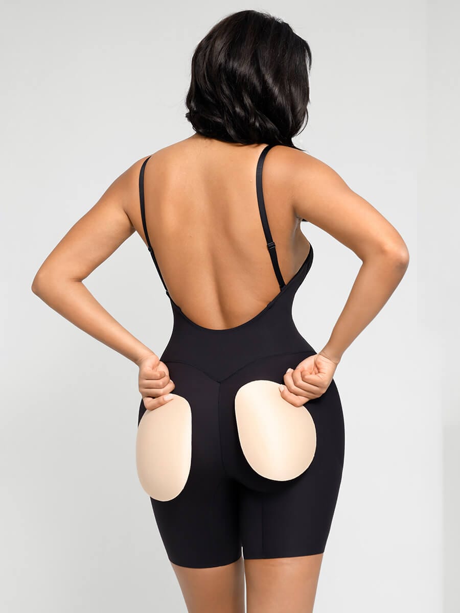 Plunge Bodysuit with removable pads