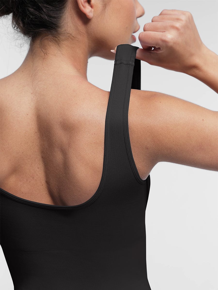 Square Neck U-Back Catsuit