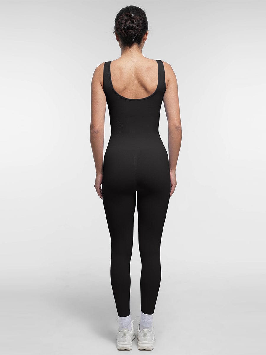 Square Neck U-Back Catsuit