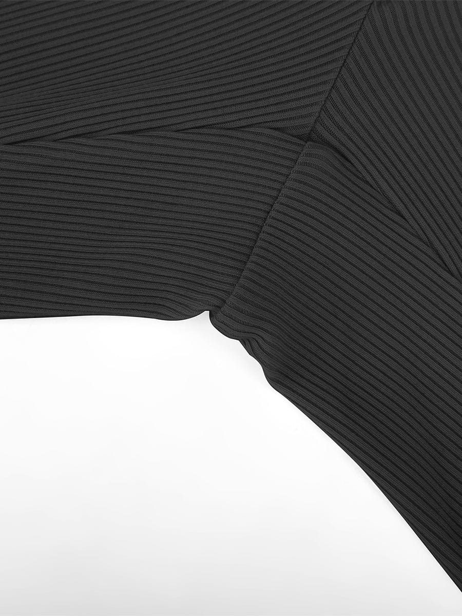 Ribbed Wide-Leg Lounge Pants