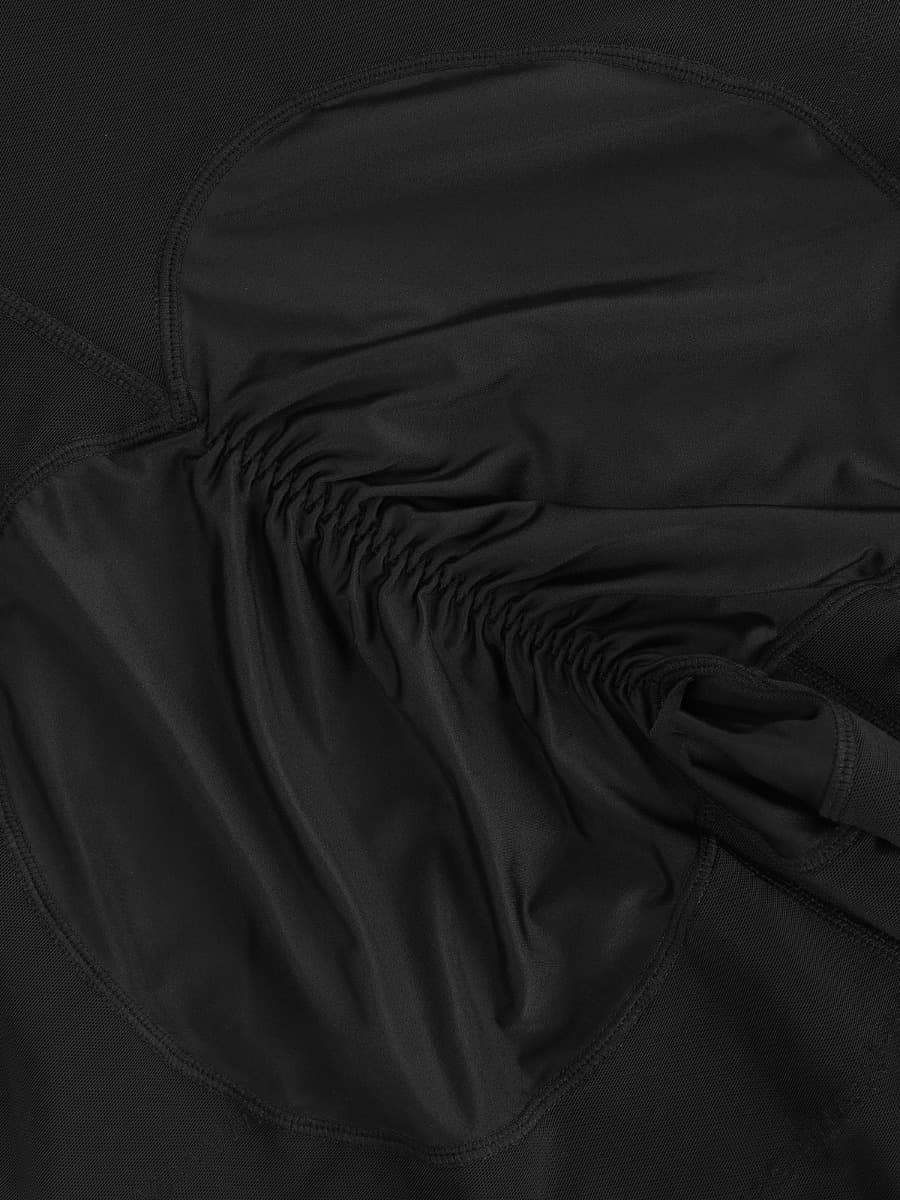Side Zip Detachable Strap Bodysuit