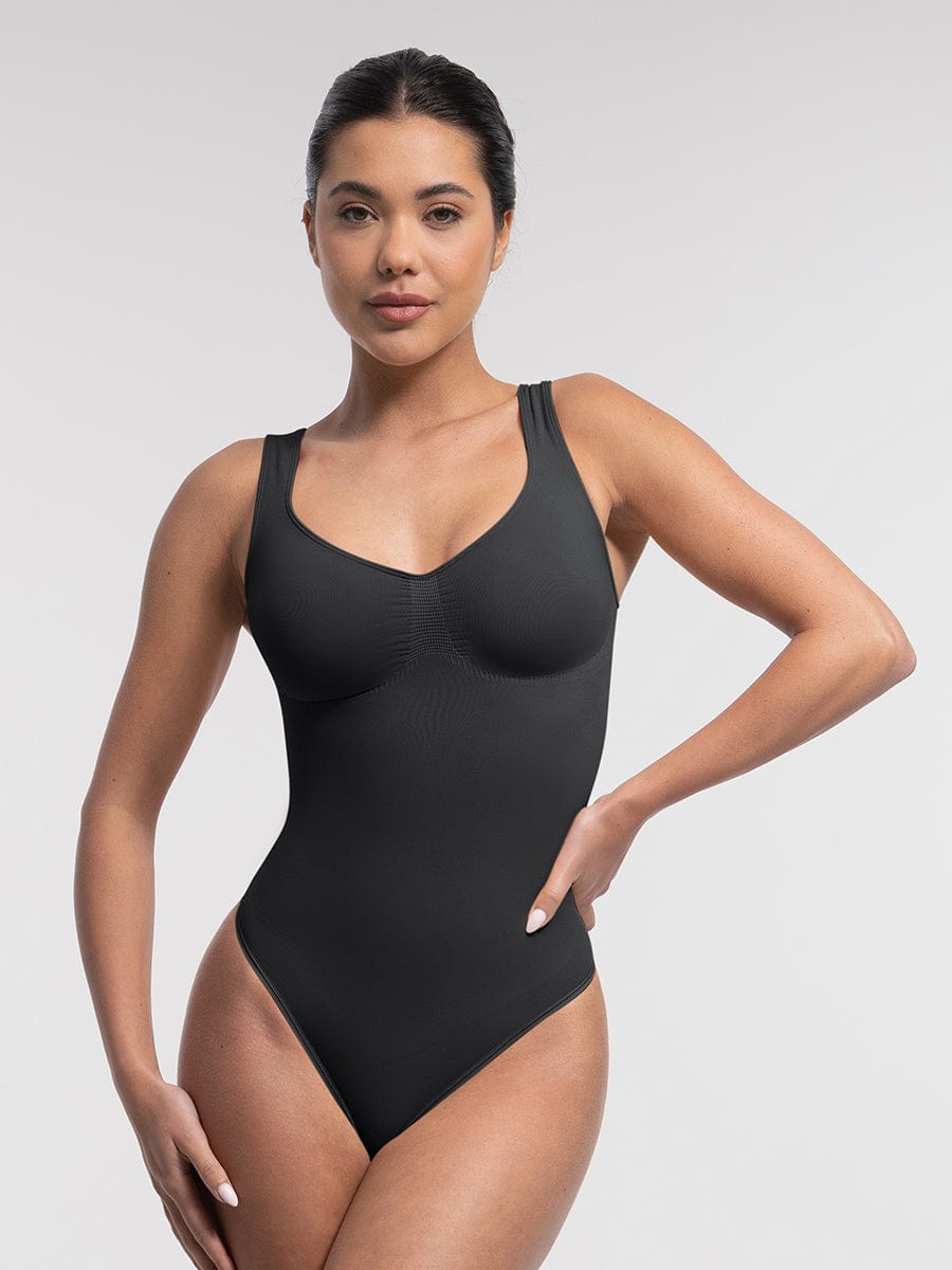 Diamond Neck Support Bodysuit
