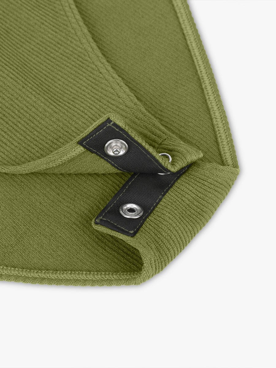 Ribbed Zip-Front Bodysuit