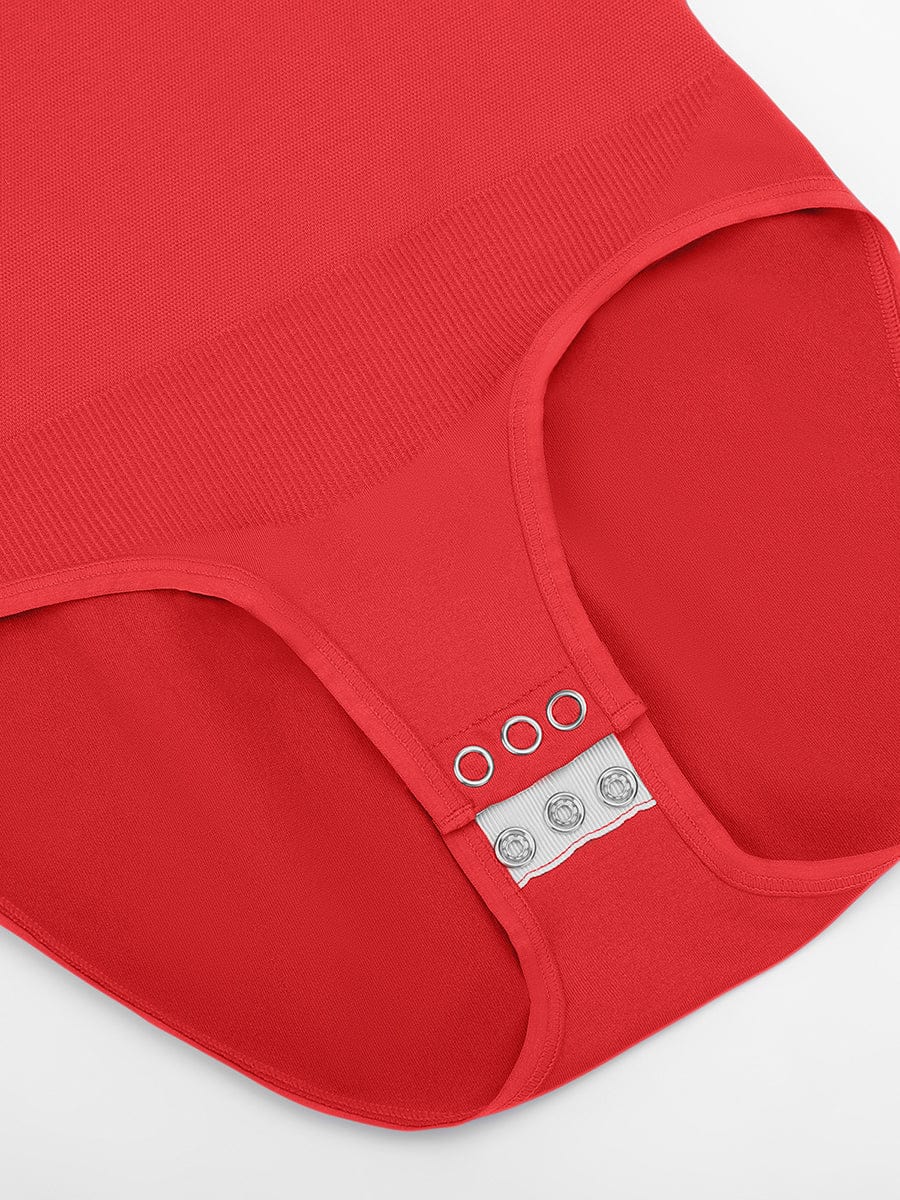 Round Neck Long-Sleeve Bodysuit