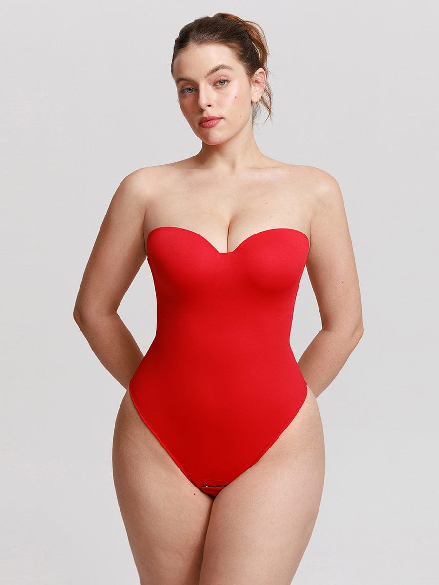 Strapless Underwire Thong Bodysuit