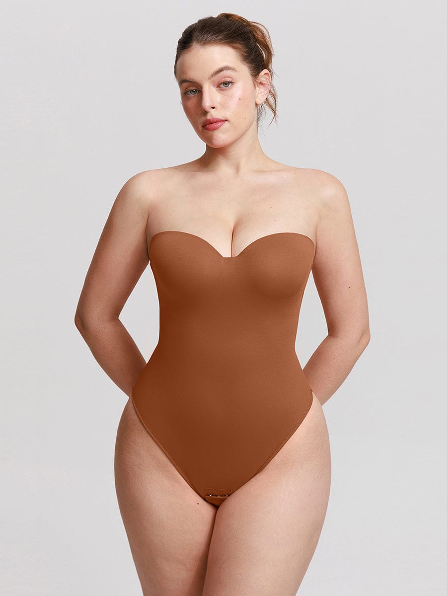 Strapless Underwire Thong Bodysuit