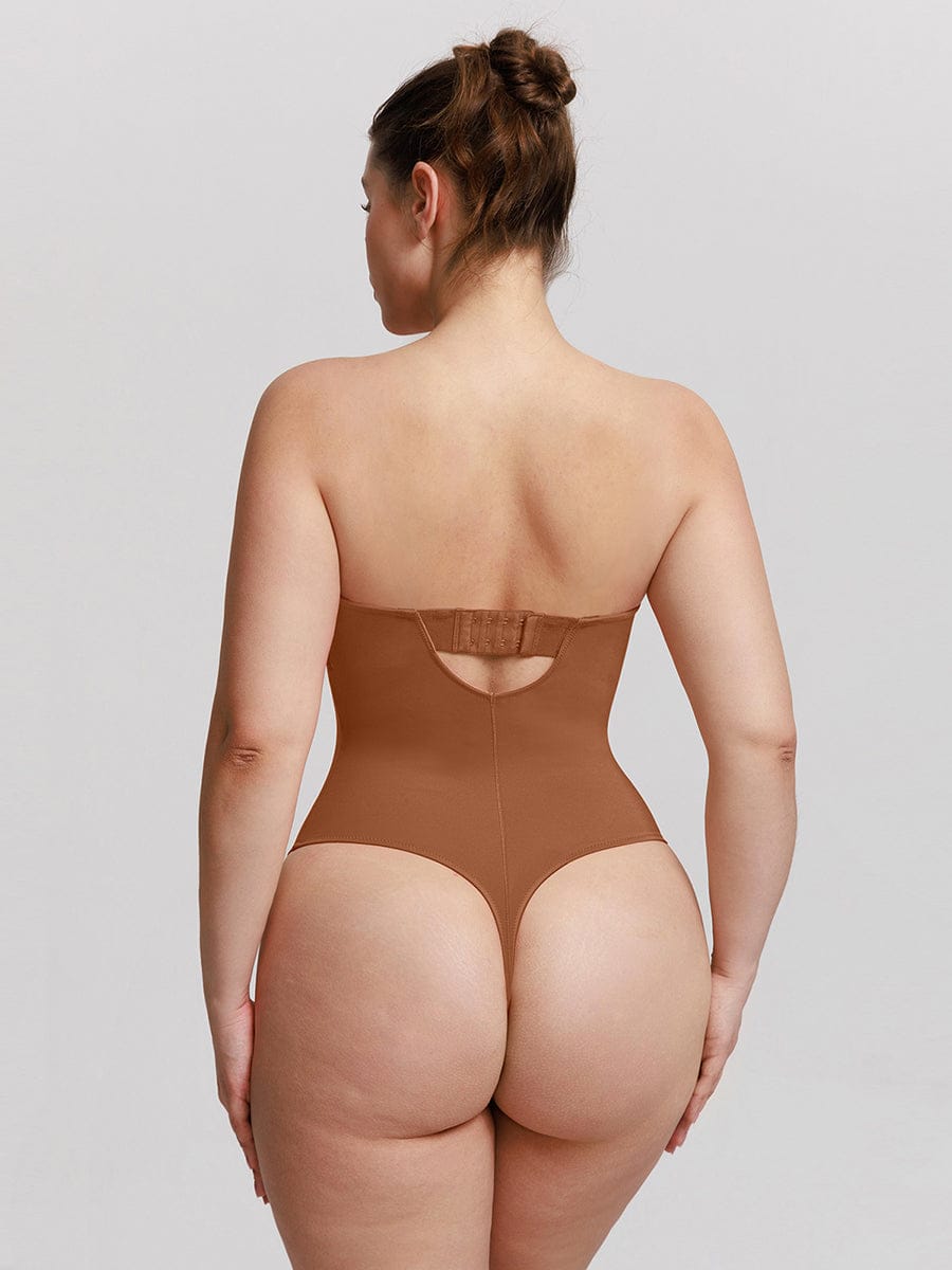 Strapless Underwire Thong Bodysuit