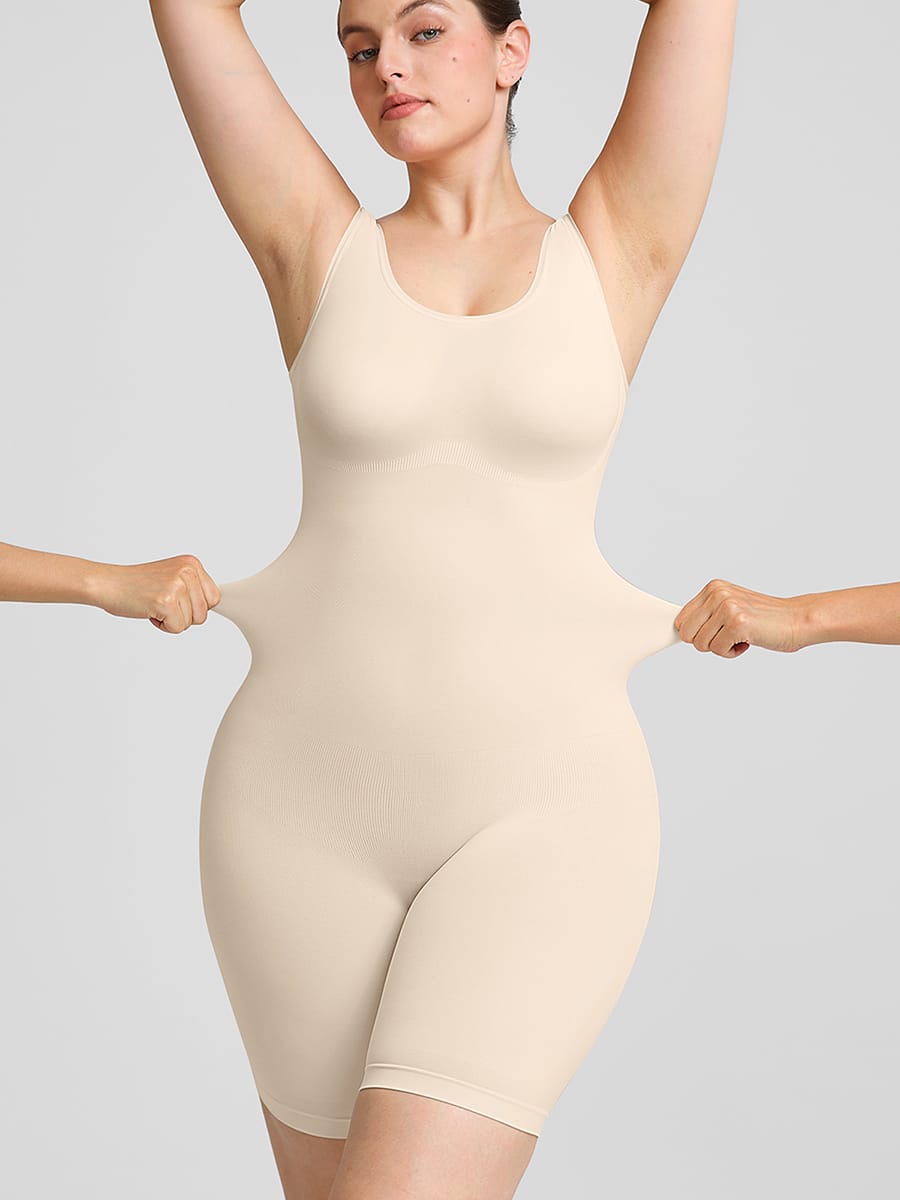 Eco-Comfort Mid-Thigh Bodysuit
