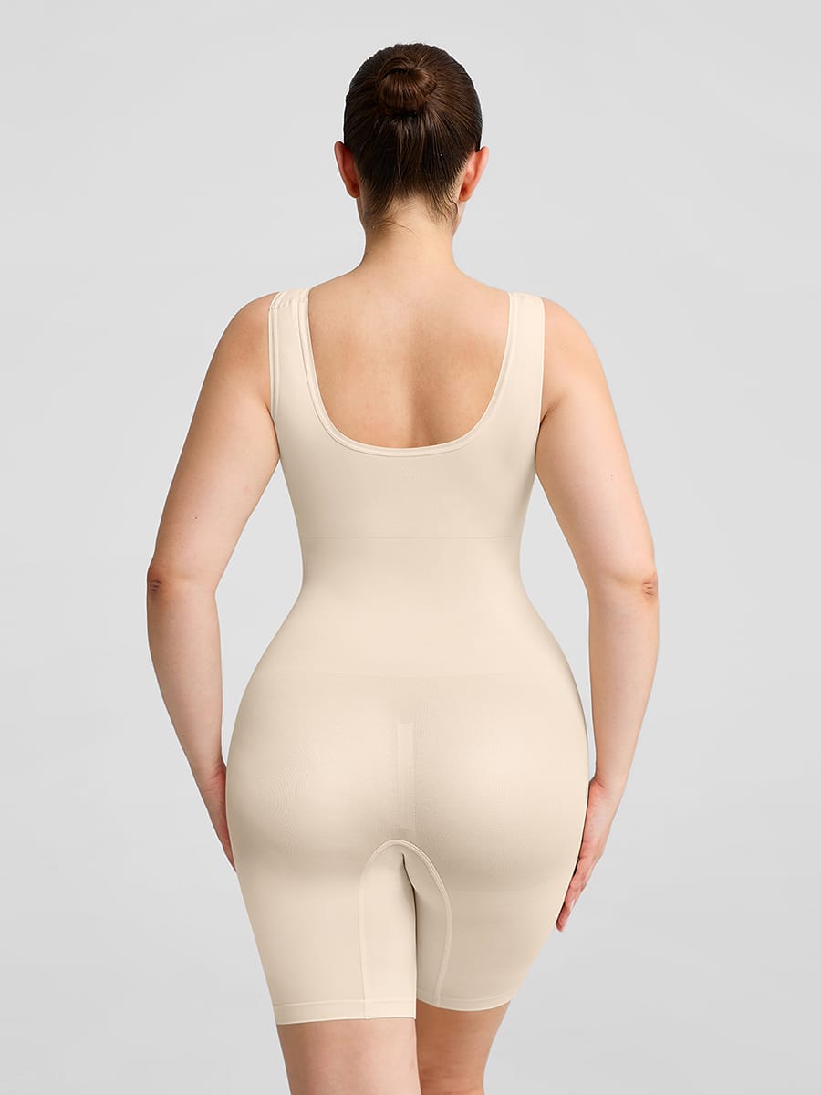 Eco-Comfort Mid-Thigh Bodysuit