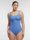 Ruched Bust Waist Control Bodysuit