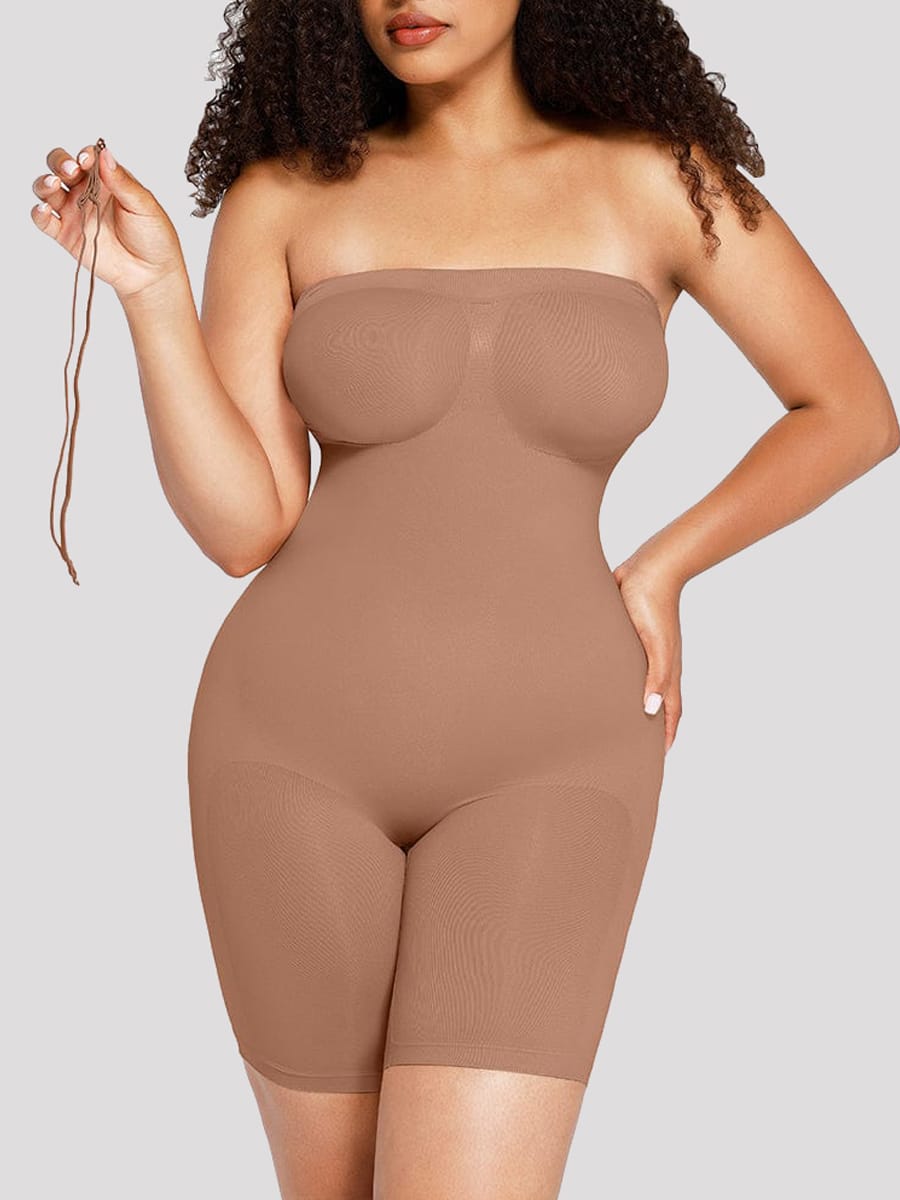 Strapless Butt-Lifting Body Shaper