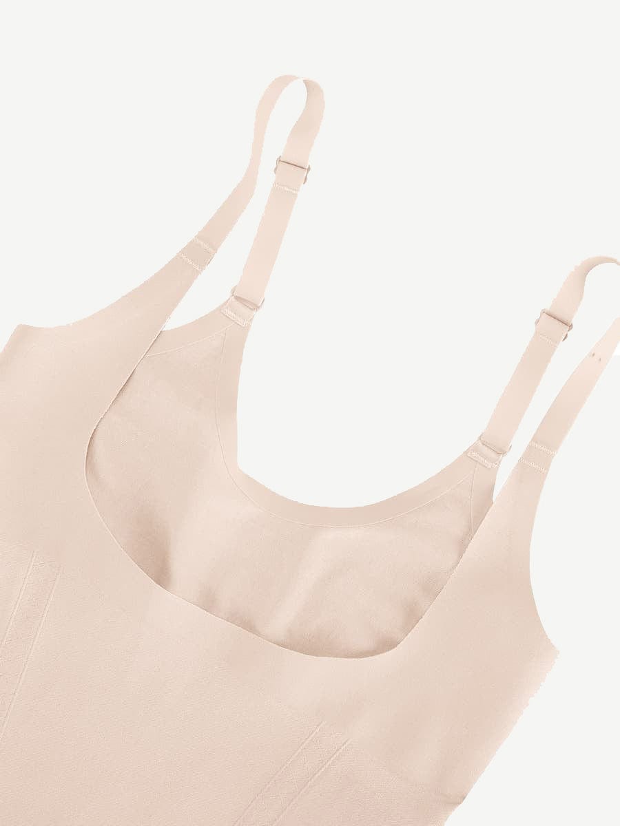 Open-Bust Mid-Thigh Bodysuit