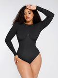 Long-Sleeve Seamless Shaping Bodysuit
