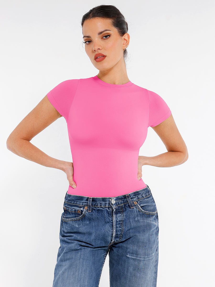 Silky Round Neck Bodysuit