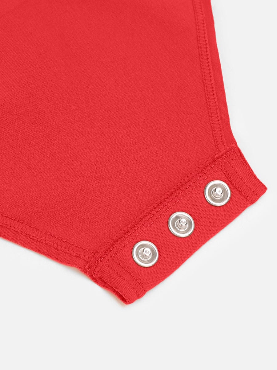 Long-Sleeve Chest Support Bodysuit