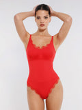 Lace Trim Cami Bodysuit