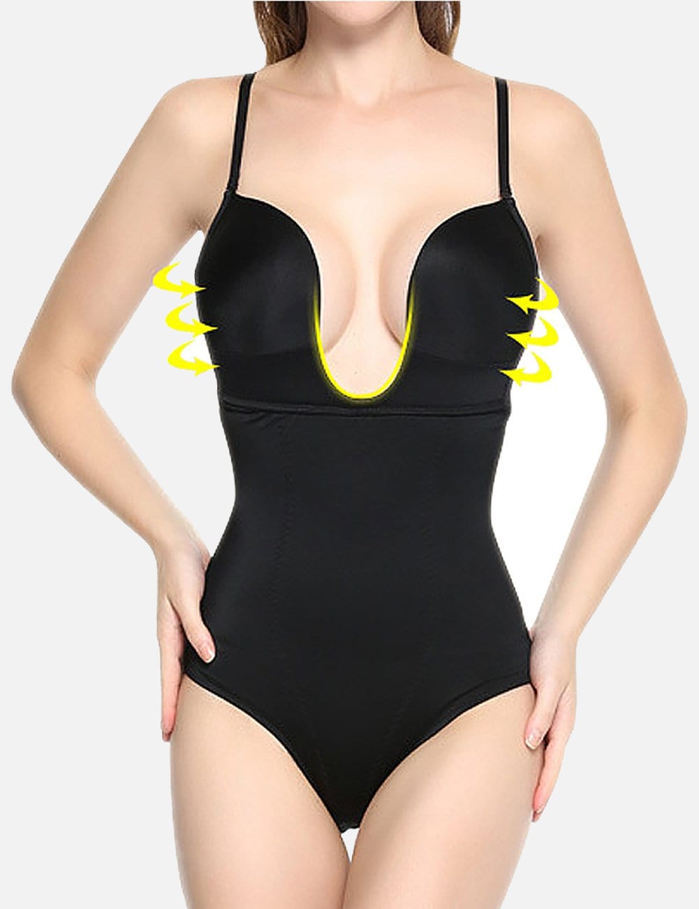 Front U-Style Shaping Bodysuit