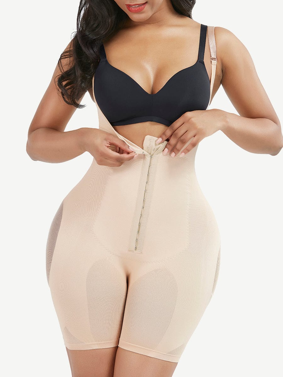 Open-Bust Mesh Body Shaper