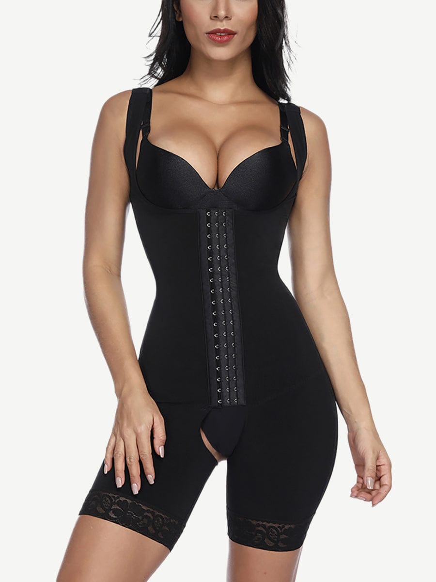 Three-Hook Compression Body Shaper