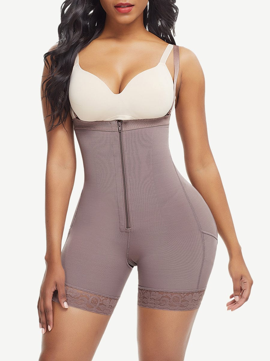 Reverse Zip Buttock Lifting Shaper
