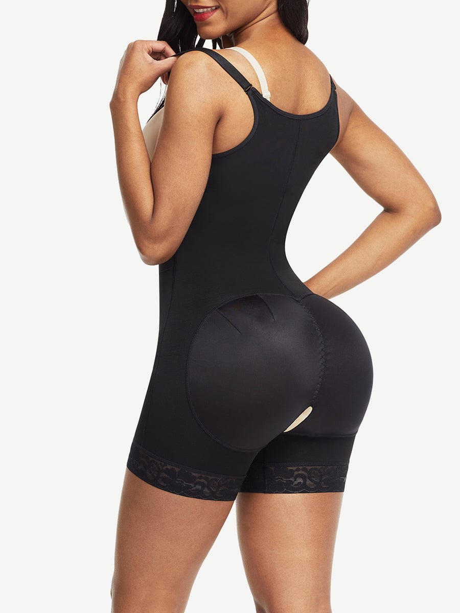 Under bust Zip Front Body Shaper