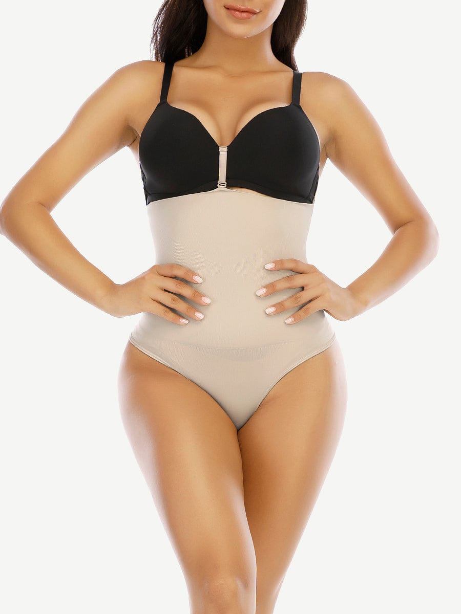 Bra-Clip High-Waist Thong Shaper
