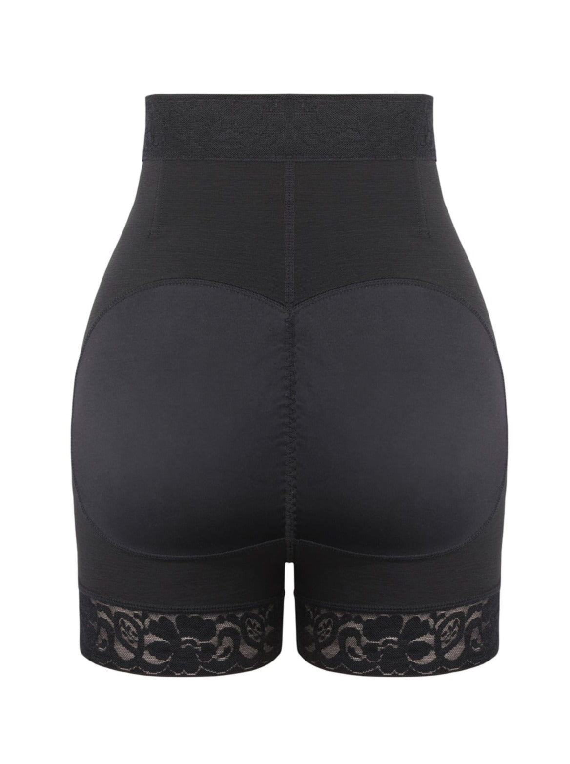 Front Zip Butt Lifter Shorts