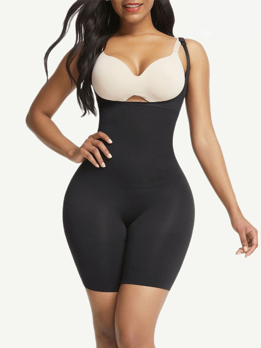 Eco Open-Bust Shaper Bodysuit