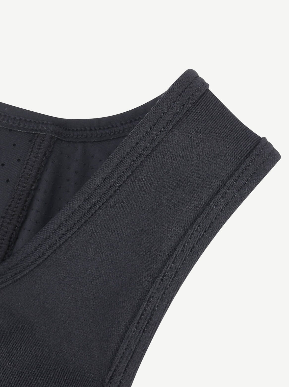 Latex-Lined Zip Front Bodysuit