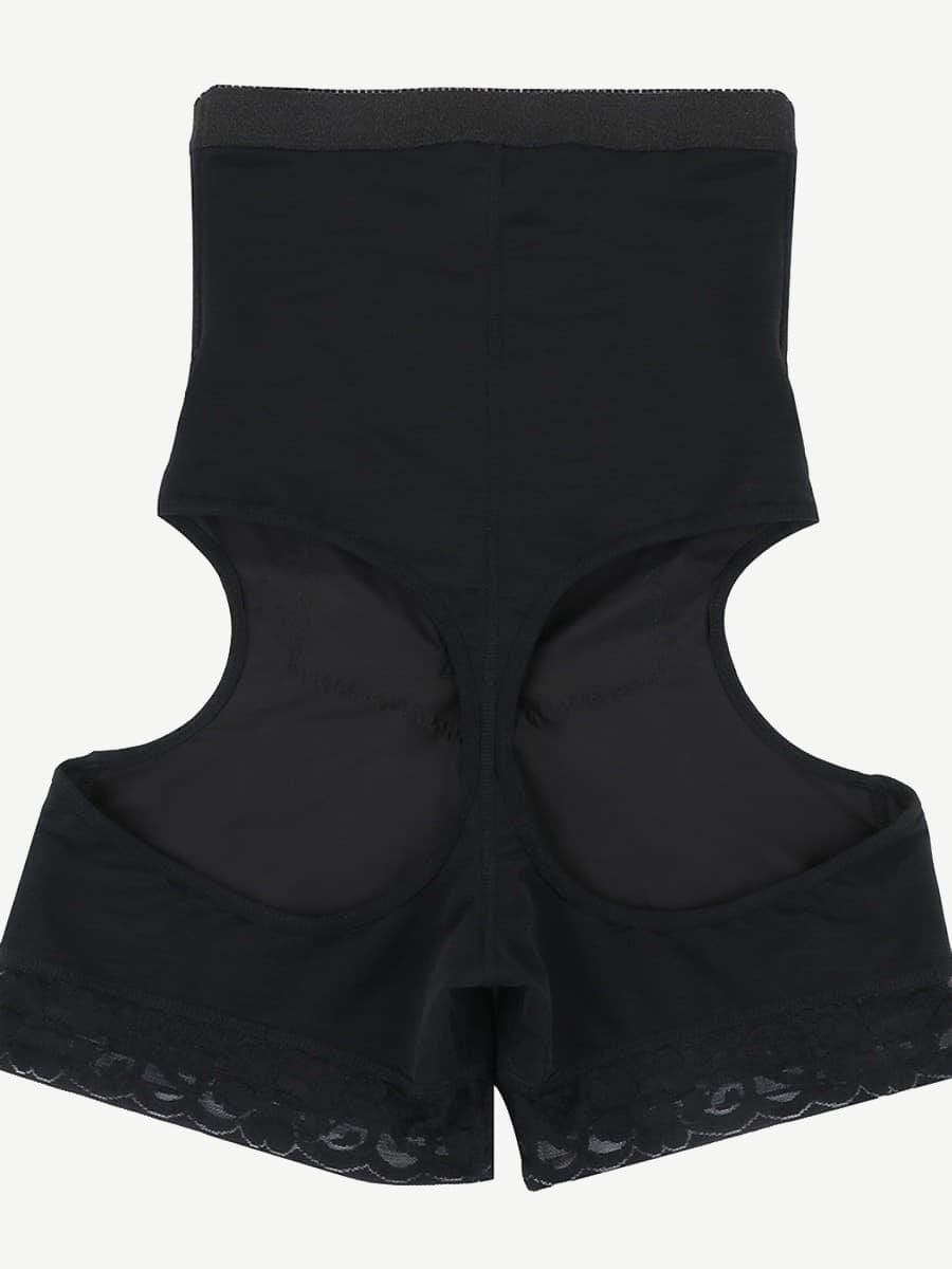 Open-Butt High-Waist Shaper Shorts