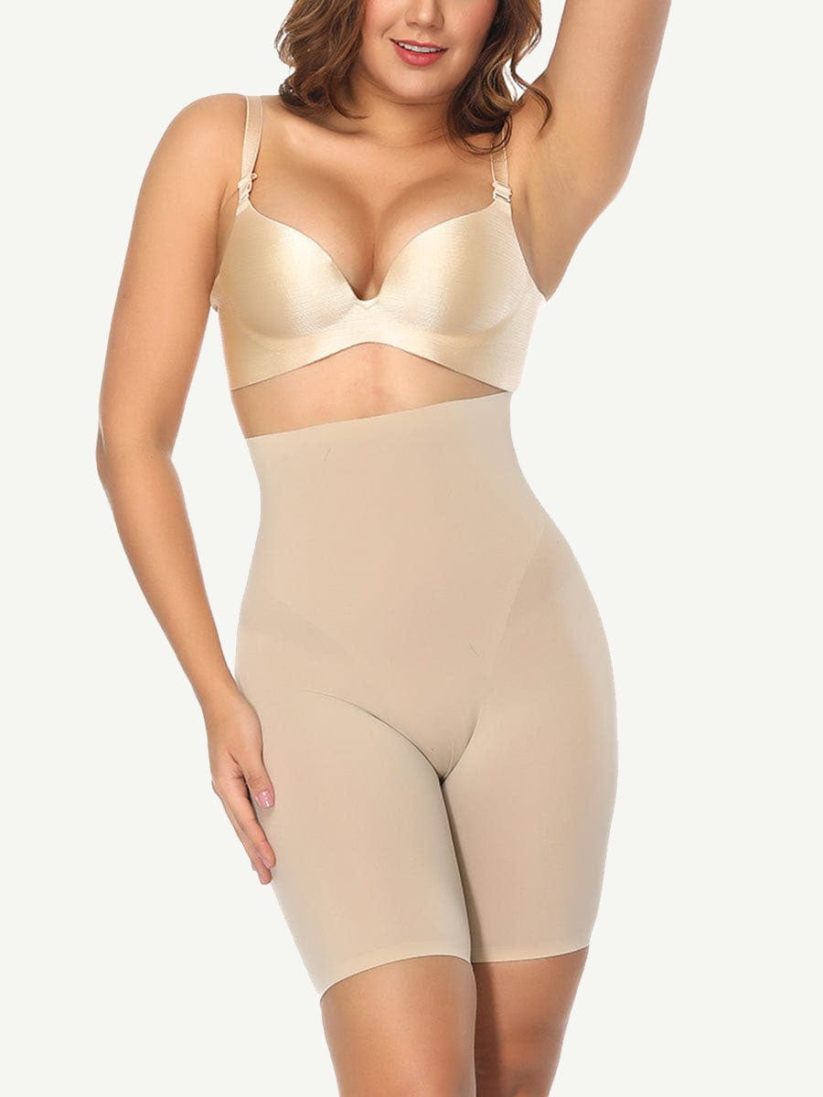 Smooth High-Waist Thigh Slimmer Shorts
