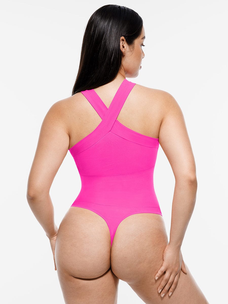 Crossover Halter Bodysuit