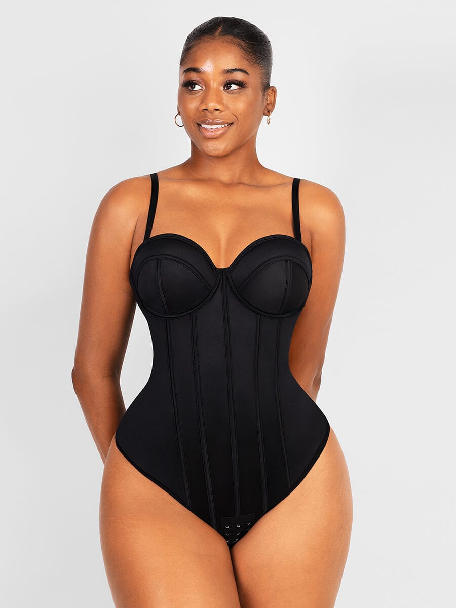 Cupped Strapless Bra-Free Bodysuit