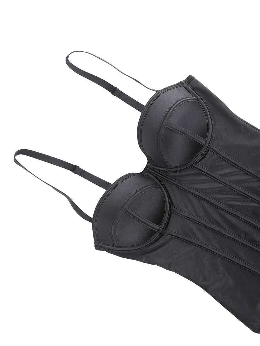 Cupped Strapless Bra-Free Bodysuit