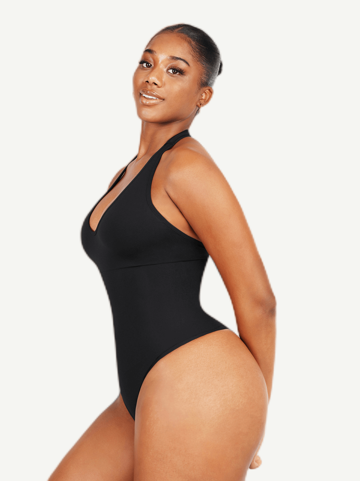 Halter Neck Thong Bodysuit