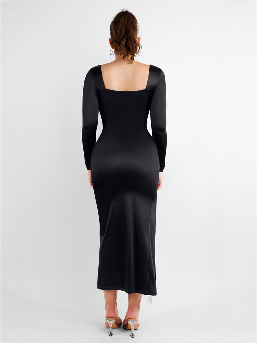 Square Neck Corset Bodysuit
