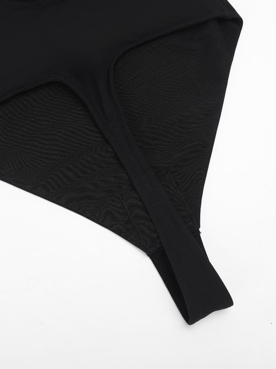 Low-Cut Backless Thong Bodysuit