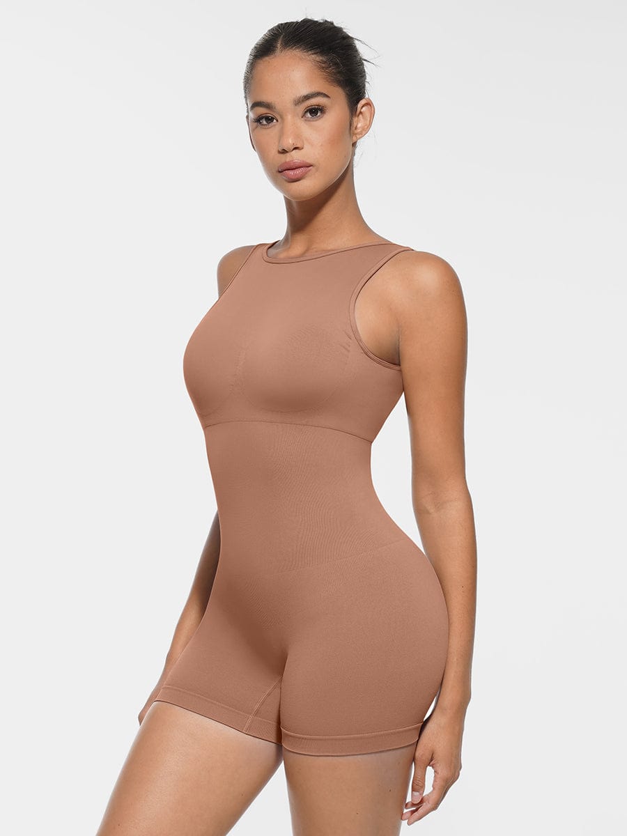 Seamless U-Back Shaping Romper