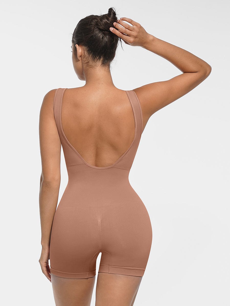 Seamless U-Back Shaping Romper