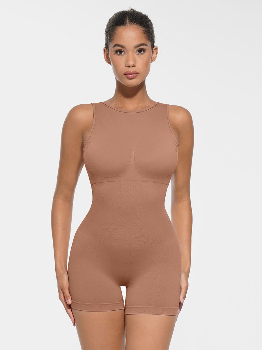 Seamless U-Back Shaping Romper