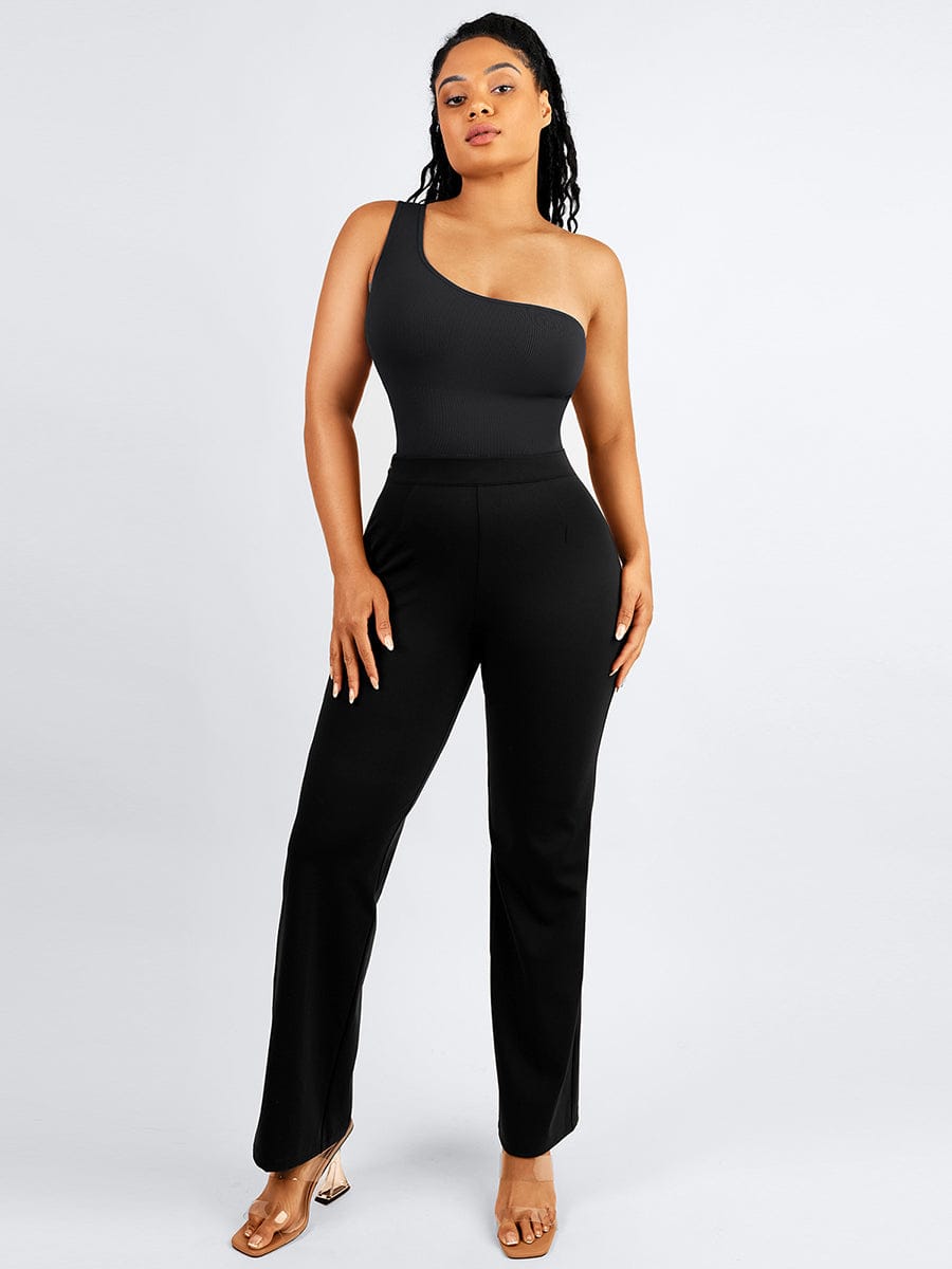 Seamless One-Shoulder Bodysuit