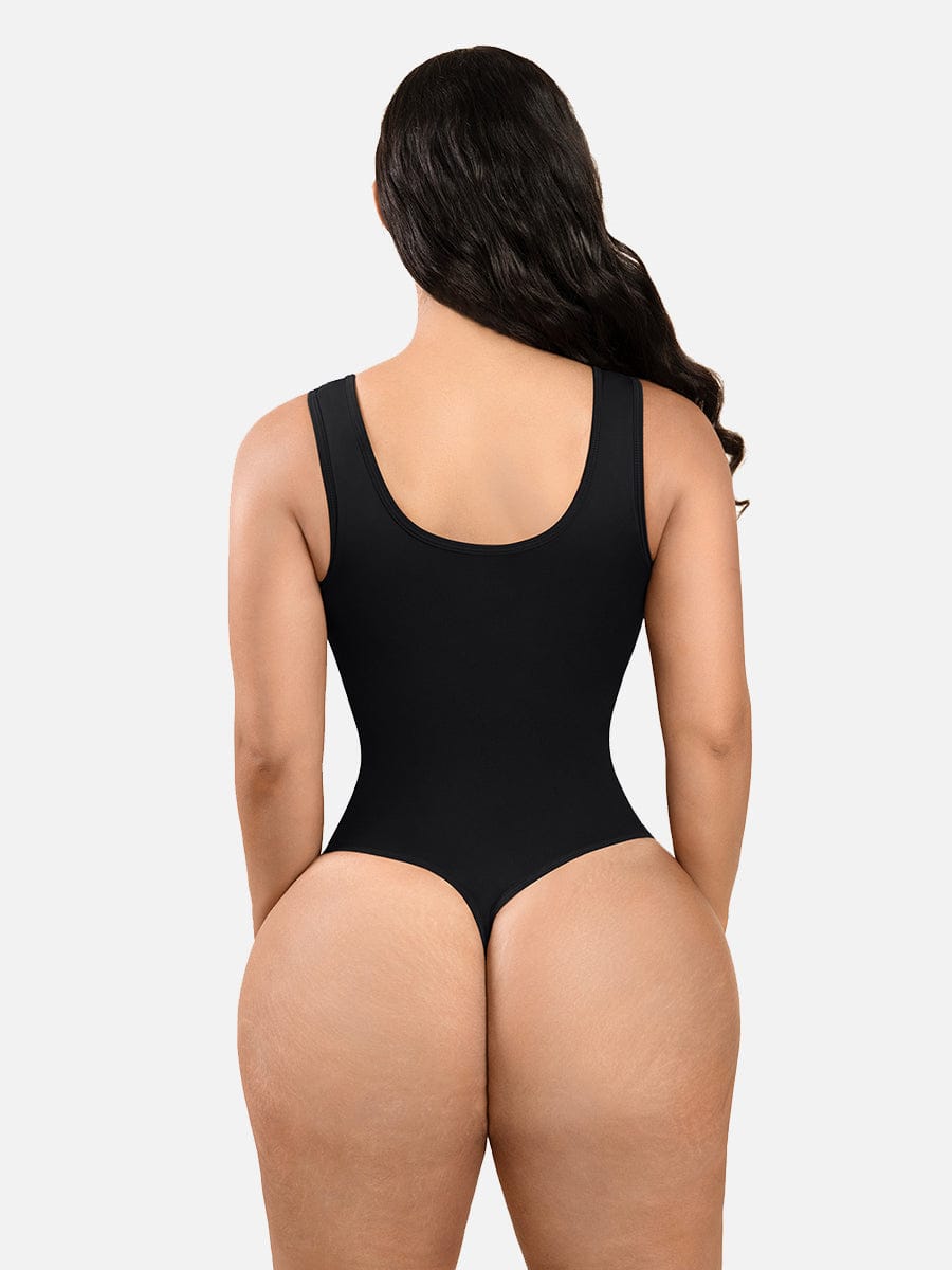 Scoop Neck Tank Thong Bodysuit