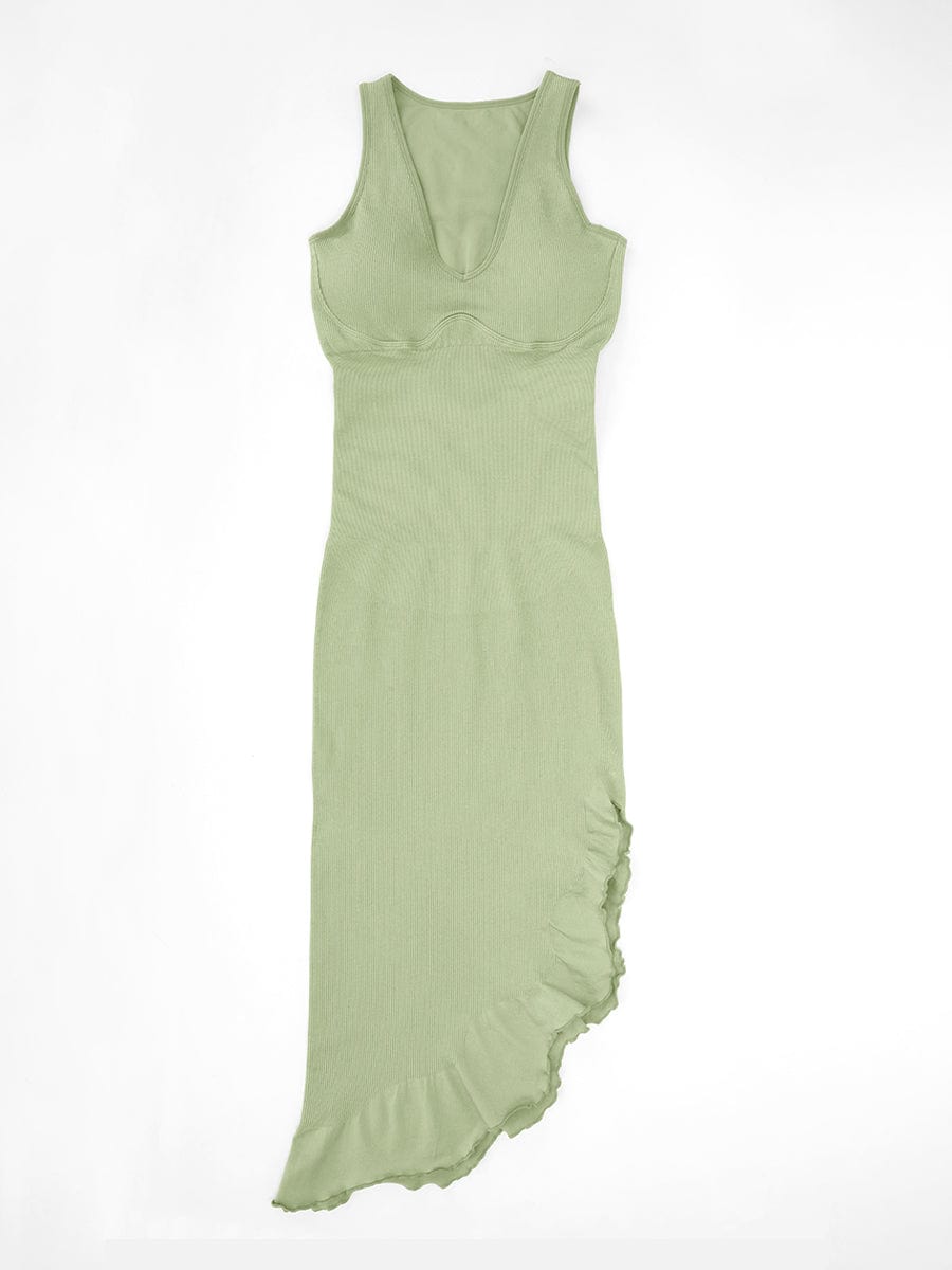 Ruffle Hem Shaping Dress