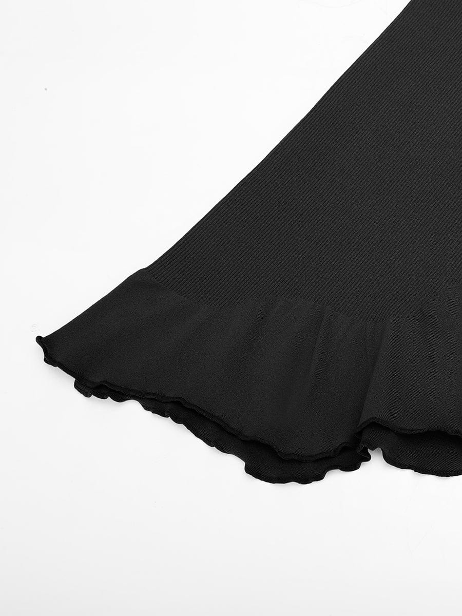 Ruffle Hem Shaping Dress